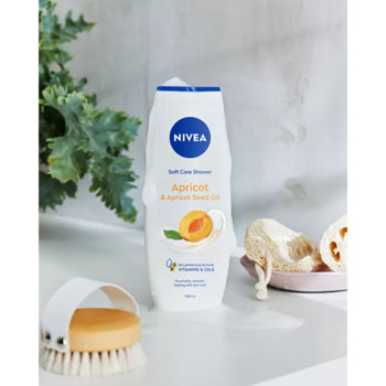 Care & Apricot Shower Cream - Sprchovací krém
